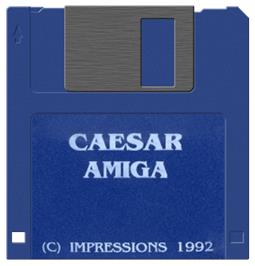 Cartridge artwork for Caesar on the Commodore Amiga.