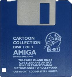 Cartridge artwork for Cartoon Collection on the Commodore Amiga.