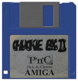 Cartridge artwork for Chuckie Egg 2 on the Commodore Amiga.