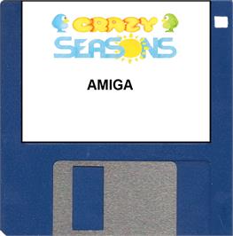 Cartridge artwork for Crazy Seasons on the Commodore Amiga.