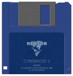 Cartridge artwork for Cybernoid 2: The Revenge on the Commodore Amiga.