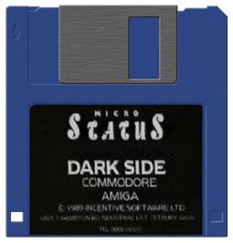 Cartridge artwork for Dark Side on the Commodore Amiga.