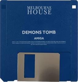 Cartridge artwork for Demon's Tomb: The Awakening on the Commodore Amiga.