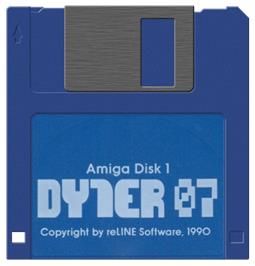 Cartridge artwork for Dyter-07 on the Commodore Amiga.