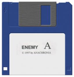 Cartridge artwork for Enemy - Tempest Of Violence on the Commodore Amiga.