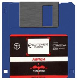 Cartridge artwork for Enlightenment - Druid 2 on the Commodore Amiga.