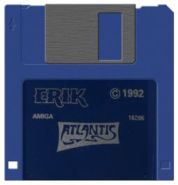 Cartridge artwork for Erik on the Commodore Amiga.