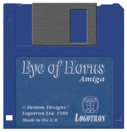 Cartridge artwork for Eye Of Horus on the Commodore Amiga.