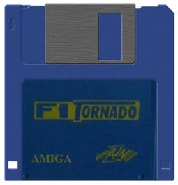 Cartridge artwork for F1 Tornado on the Commodore Amiga.