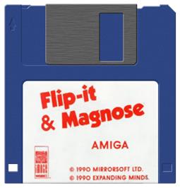 Cartridge artwork for Flip-it And Magnose - Water Carriers From Mars on the Commodore Amiga.