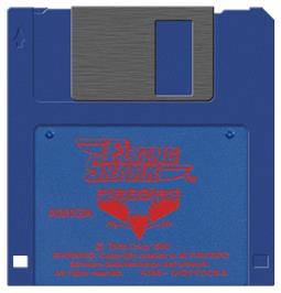 Cartridge artwork for Flying Shark on the Commodore Amiga.