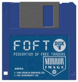 Cartridge artwork for Foft - Federation Of Free Traders on the Commodore Amiga.