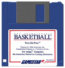 Cartridge artwork for GBA Championship Basketball: Two-on-Two on the Commodore Amiga.