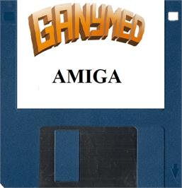 Cartridge artwork for Ganymed on the Commodore Amiga.