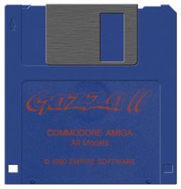 Cartridge artwork for Gazza 2 on the Commodore Amiga.