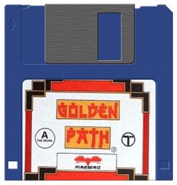 Cartridge artwork for Golden Path on the Commodore Amiga.