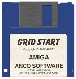 Cartridge artwork for Grid Start on the Commodore Amiga.