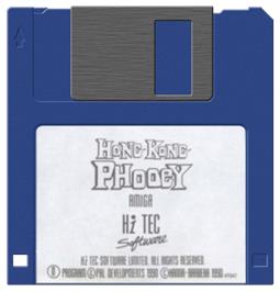 Cartridge artwork for Hong Kong Phooey on the Commodore Amiga.