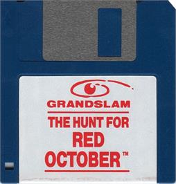 Cartridge artwork for Hunt For Red October, The - The Movie on the Commodore Amiga.