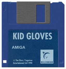 Cartridge artwork for Kid Gloves on the Commodore Amiga.