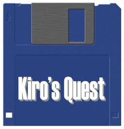 Cartridge artwork for Kiro's Quest on the Commodore Amiga.