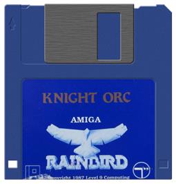 Cartridge artwork for Knight Orc on the Commodore Amiga.