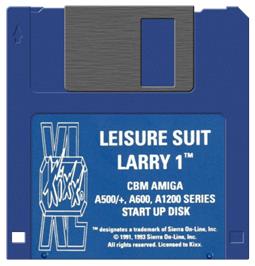 Cartridge artwork for Leisure Suit Larry: Triple Pack on the Commodore Amiga.