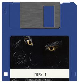 Cartridge artwork for Lionheart on the Commodore Amiga.
