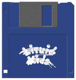 Cartridge artwork for Liquid Kids on the Commodore Amiga.