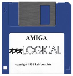 Cartridge artwork for Log!cal on the Commodore Amiga.