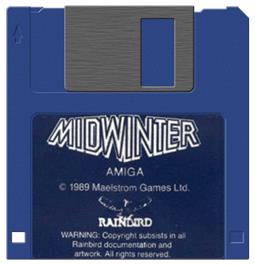 Cartridge artwork for Midwinter on the Commodore Amiga.