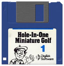 Cartridge artwork for Mini Golf on the Commodore Amiga.