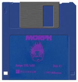 Cartridge artwork for Morph on the Commodore Amiga.