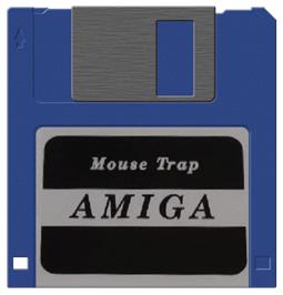 Cartridge artwork for Mouse Trap on the Commodore Amiga.