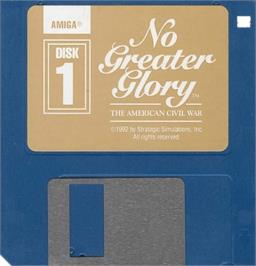 Cartridge artwork for No Greater Glory - The American Civil War on the Commodore Amiga.
