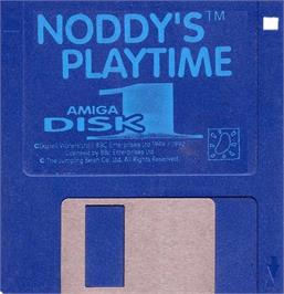 Cartridge artwork for Noddy's Playtime on the Commodore Amiga.