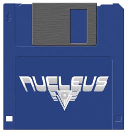 Cartridge artwork for Nucleus on the Commodore Amiga.