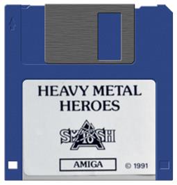 Cartridge artwork for Outlands on the Commodore Amiga.