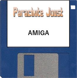 Cartridge artwork for Parachute Joust on the Commodore Amiga.
