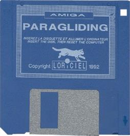 Cartridge artwork for Paragliding Simulation on the Commodore Amiga.