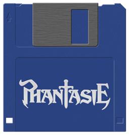 Cartridge artwork for Phantasie on the Commodore Amiga.