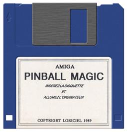 Cartridge artwork for Pinball Magic on the Commodore Amiga.