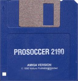 Cartridge artwork for Prosoccer 2190 on the Commodore Amiga.