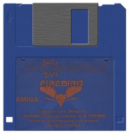 Cartridge artwork for Rick Dangerous on the Commodore Amiga.