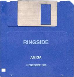 Cartridge artwork for Ringside on the Commodore Amiga.
