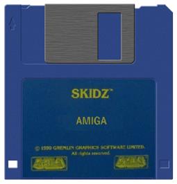 Cartridge artwork for Skidz on the Commodore Amiga.