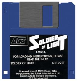 Cartridge artwork for Soldier Of Light on the Commodore Amiga.