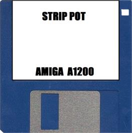 Cartridge artwork for Strip Pot on the Commodore Amiga.