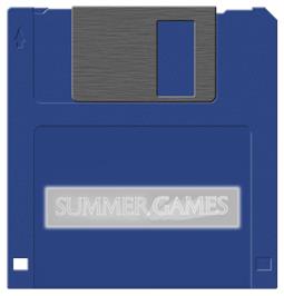 Cartridge artwork for Summer Games on the Commodore Amiga.