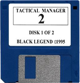 Cartridge artwork for Tactical Manager 2 on the Commodore Amiga.